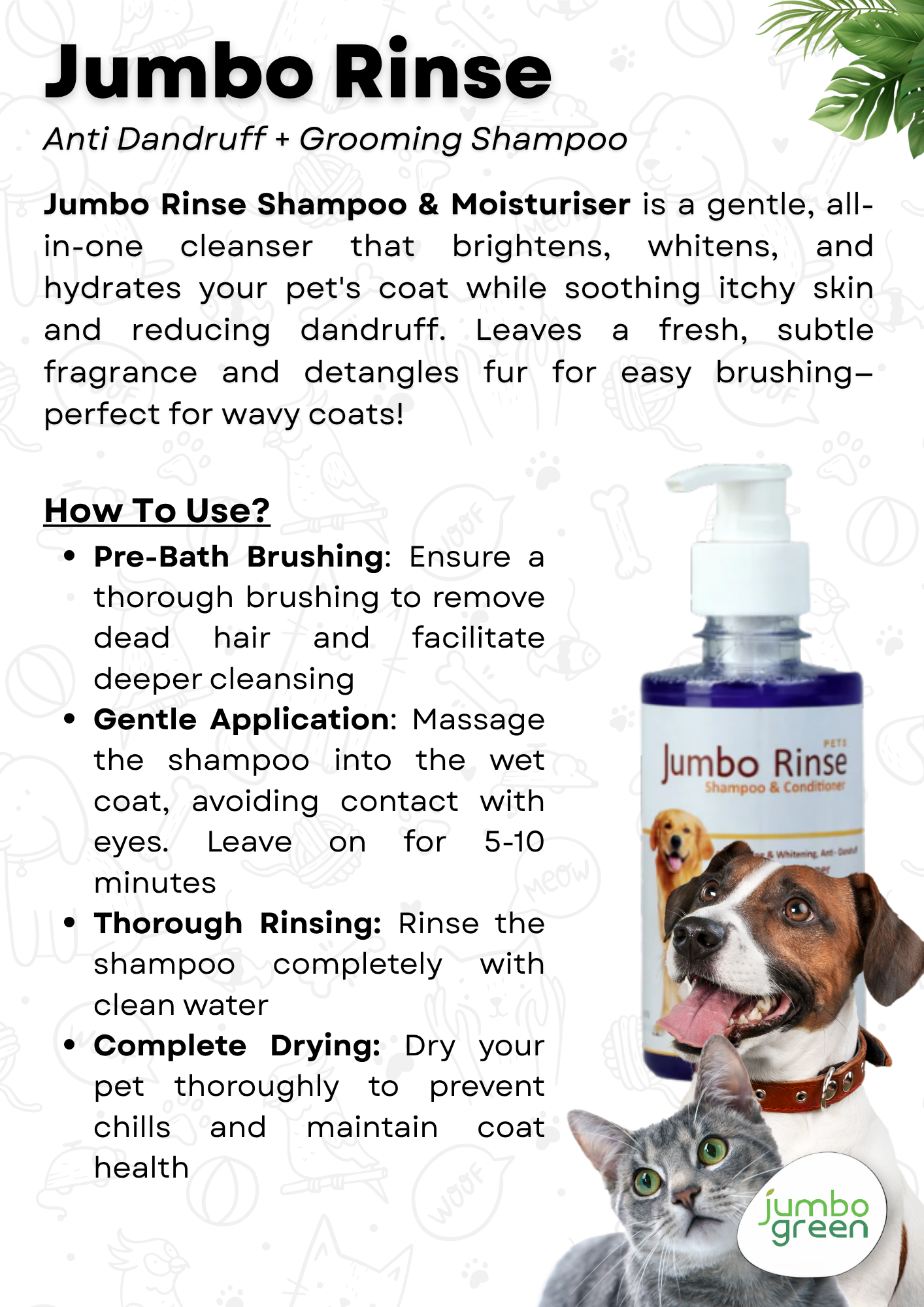 Jumbo Rinse: Anti Dandruff Shampoo