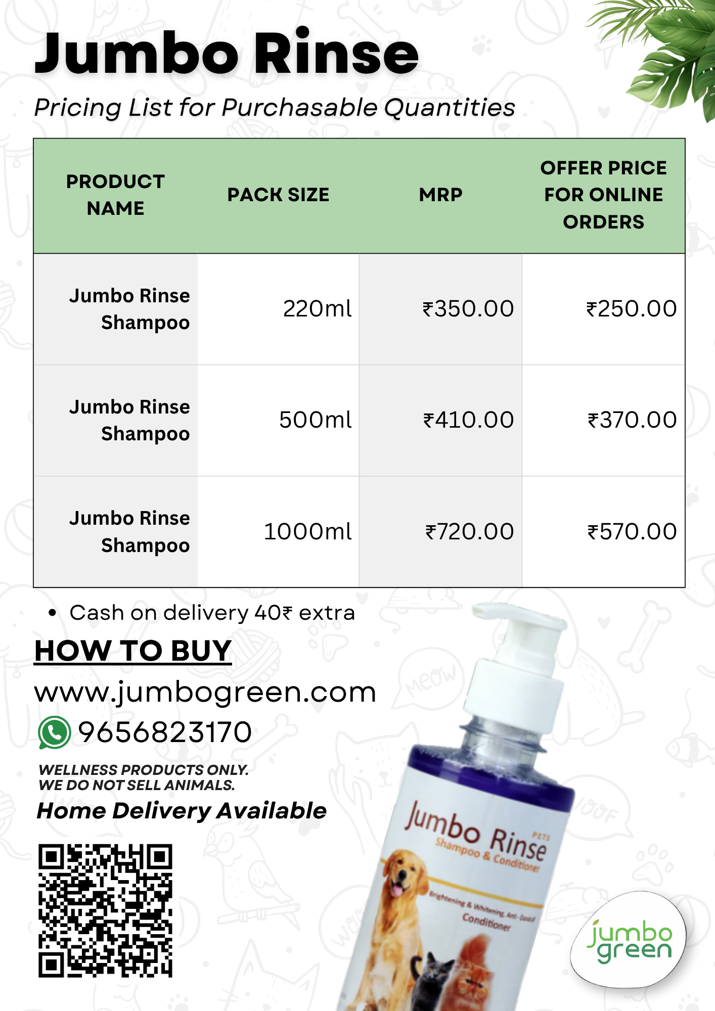 Jumbo Rinse: Anti Dandruff Shampoo