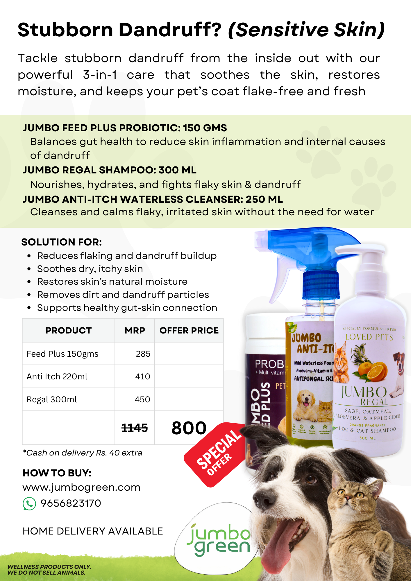 Stubborn Dandruff - Sensitive