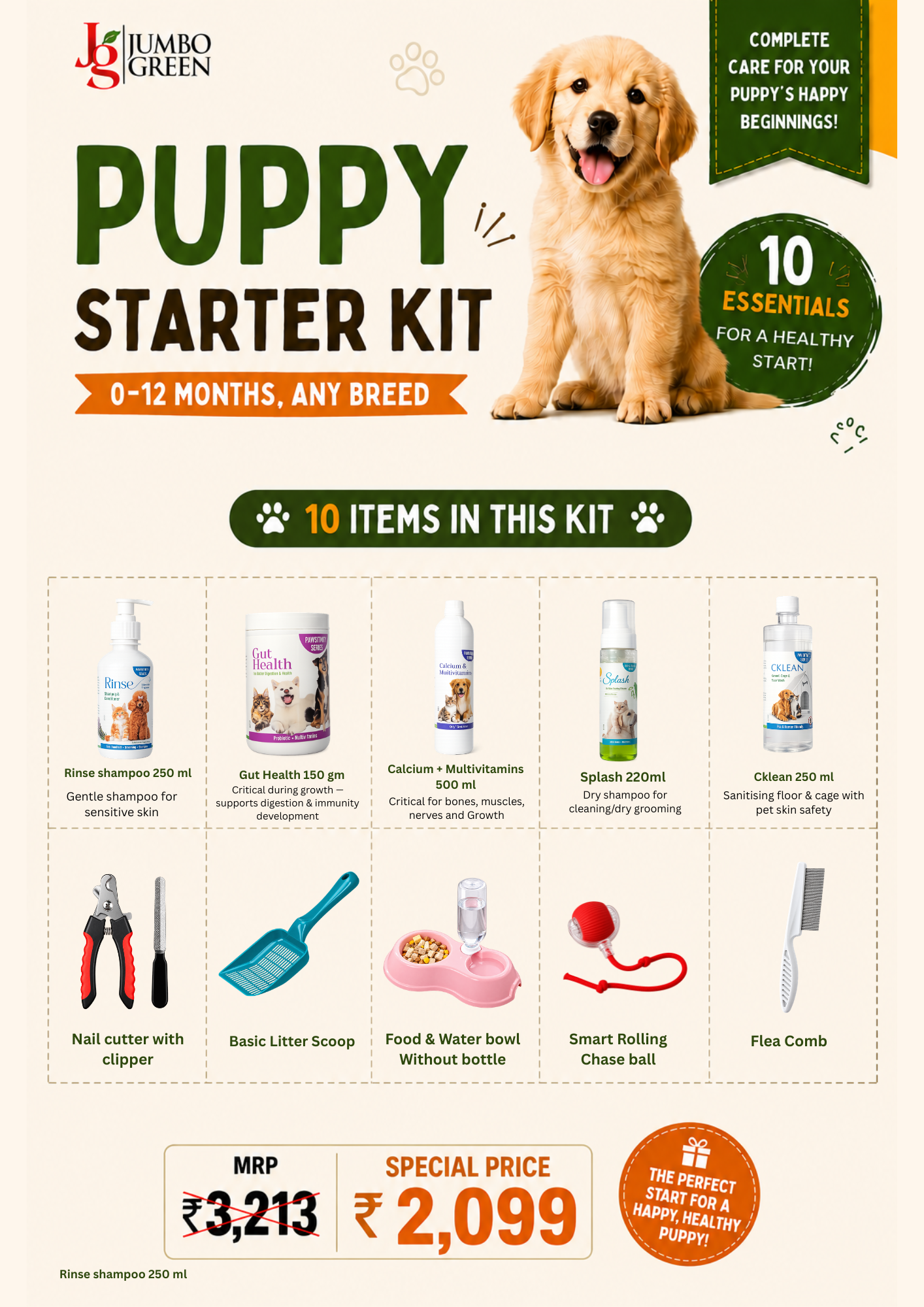 Puppy Starter Kit (0–12 Months)
