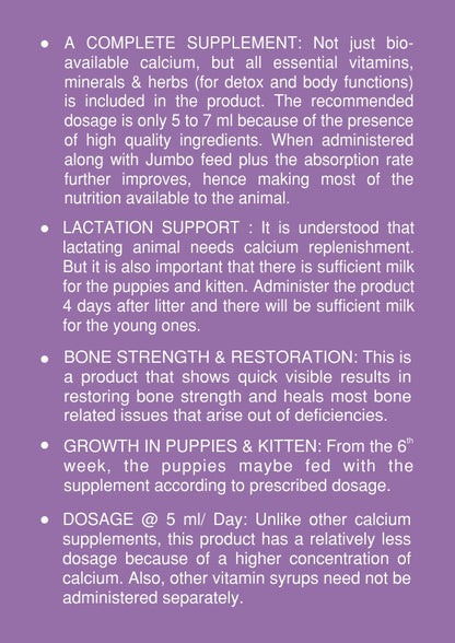 Jumbo Calcium & Multivitamins for Pets