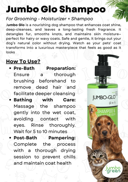 Jumbo Glo: Pet Grooming & Conditioning Shampoo