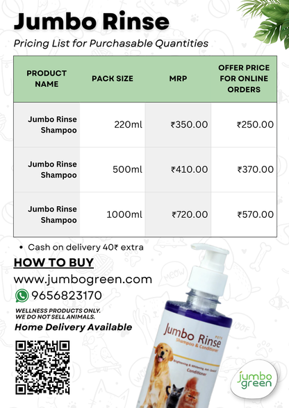 Jumbo Rinse: Anti Dandruff Shampoo