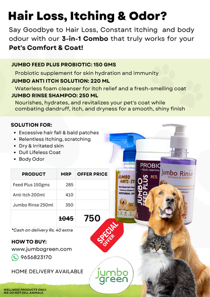 Hair Loss, Itching & Odor - Regular