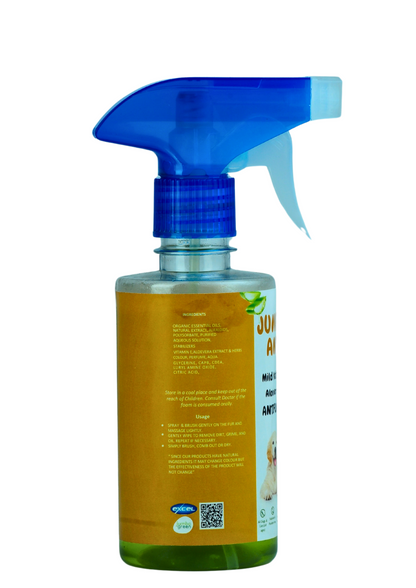 Jumbo Anti-Itch Waterless Cleanser Anti Fungal Skin Care(Aloevera & Vitamin E & Herbs) 220 ml