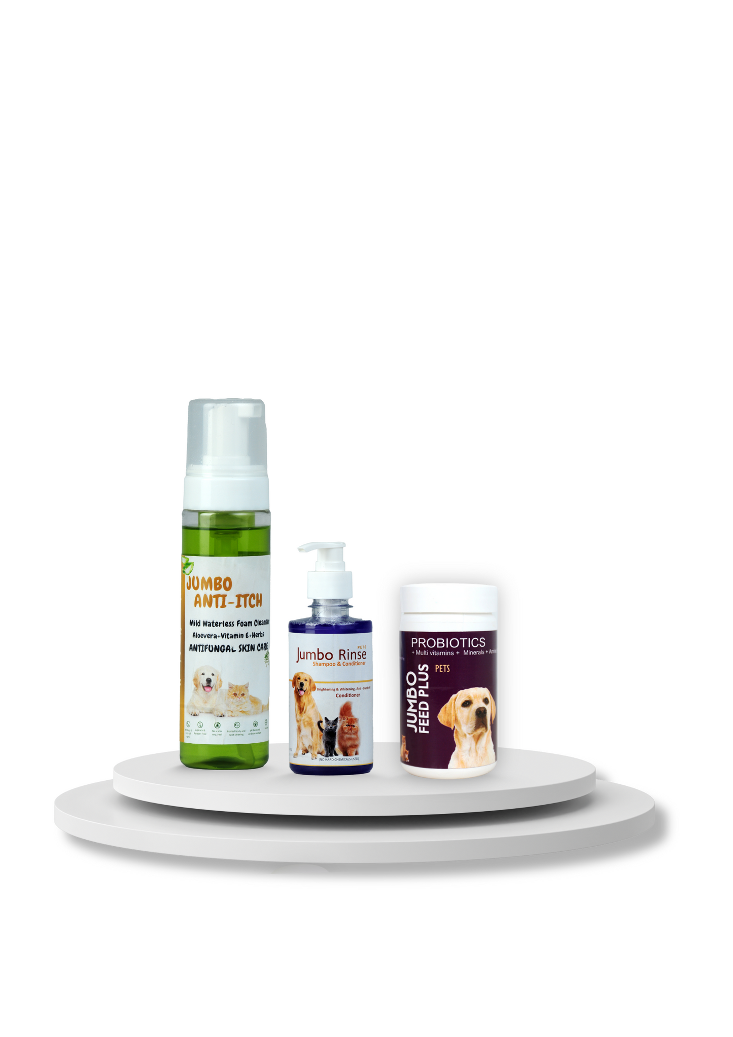 Jumbo Anti - Itch + Probiotic + Rinse Shampoo