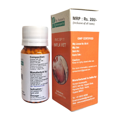 INFLA VET for INFLAMMATION - RVC SP 11