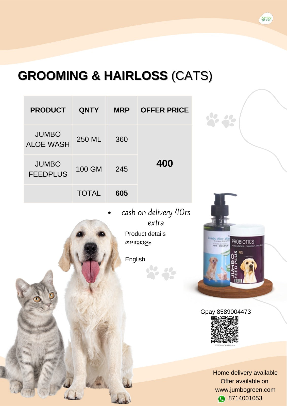 GROOMING & HAIRLOSS (CATS)