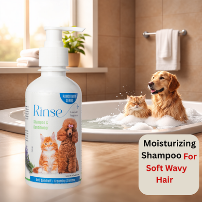Jumbo Rinse Shampoo : Anti Dandruff + Grooming Shampoo