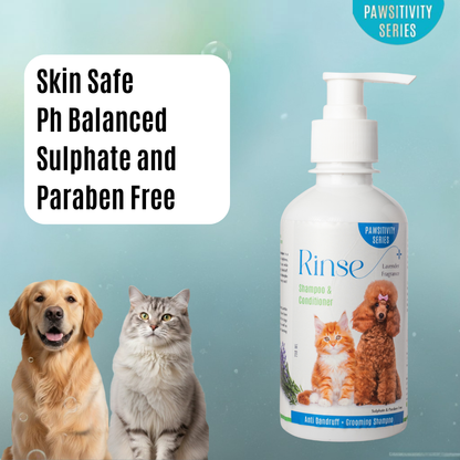 Jumbo Rinse Shampoo : Anti Dandruff + Grooming Shampoo