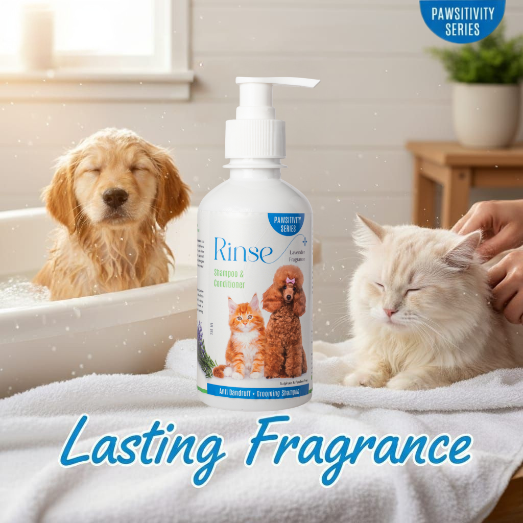 Jumbo Rinse Shampoo : Anti Dandruff + Grooming Shampoo